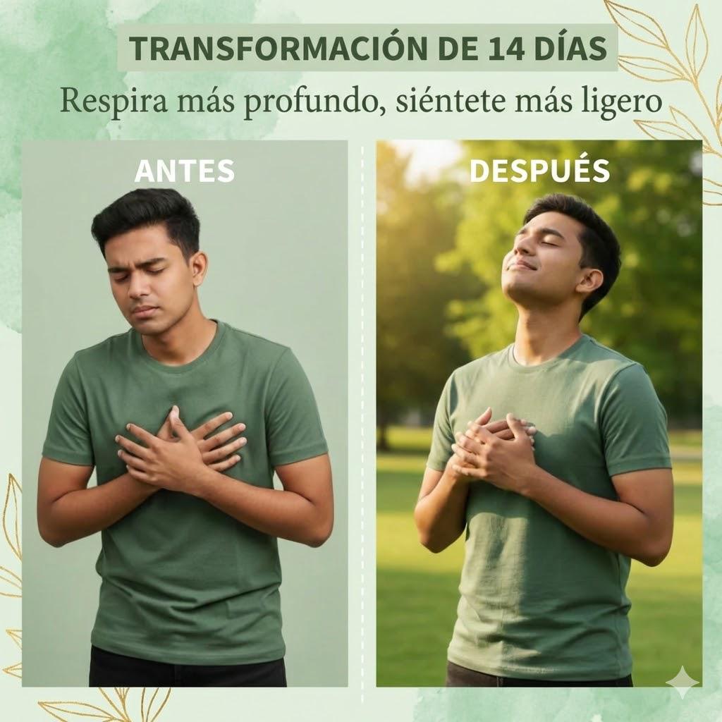 Té Detox para Pulmones Mullein & Co – Sin Cafeína, 15 Bolsitas