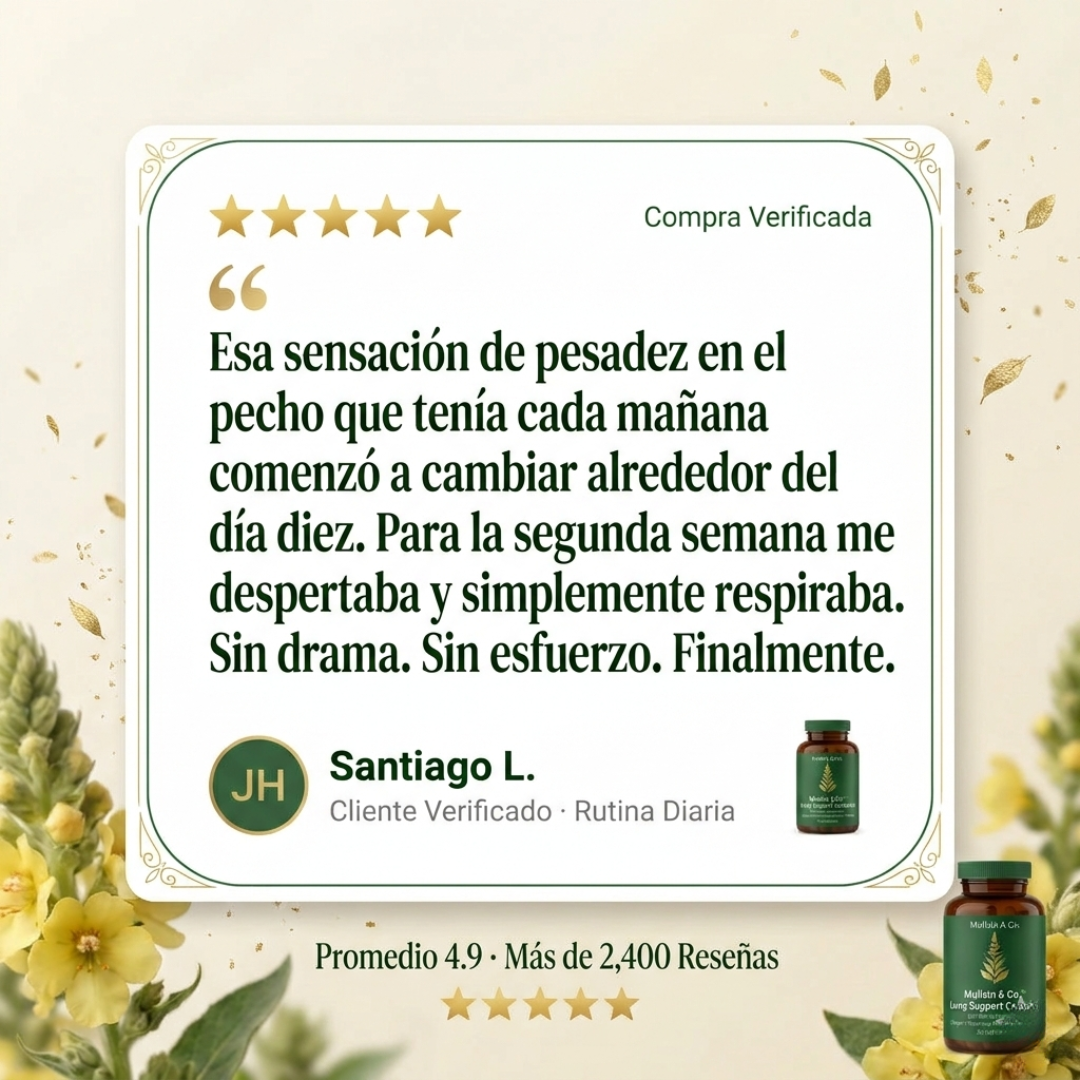 Mullein & Co Fórmula para la claridad de las vías respiratorias pulmonares