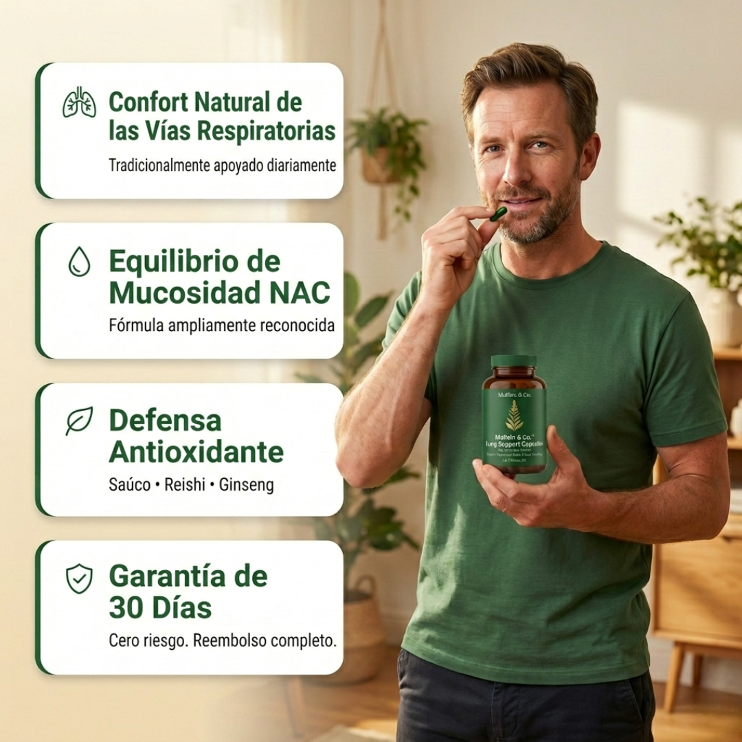 Mullein & Co Fórmula para la claridad de las vías respiratorias pulmonares